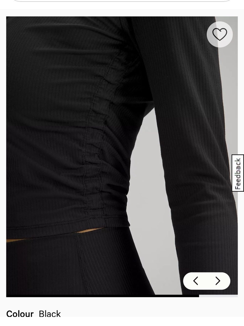 Lululemon All it Takes Ribbed LS (Bone) - Picture 6 of 7
